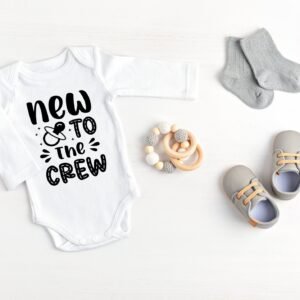 Welcome To The Crew  Baby Bodysuit - Schwangerschaft verkünden Body - Baby Geschenk