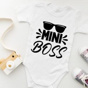 BabyBody. Schwangerschaft verkünden. Baby Bodysuit. Mini Boss. Baby Geschenk. Schwangerschaft Geschenk
