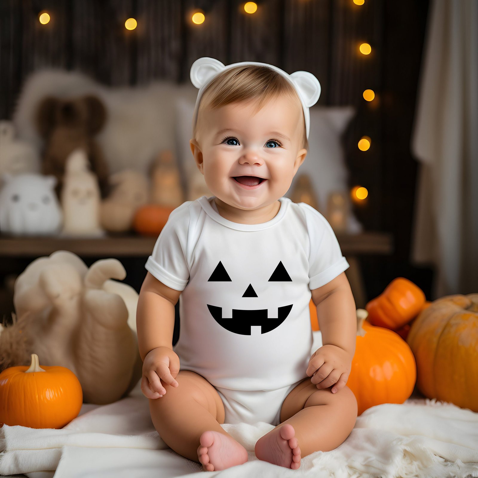 Baby Body Halloween | Halloween Kürbis | Baby Bodysuit Halloween | Halloween Geschenk für Baby |