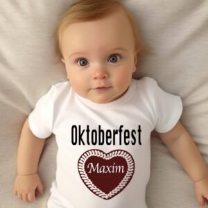 Babybody für Oktoberfest. Baby Bodysuit. Oktoberfest 2023. I Love Oktoberfest. Baby bodysuit Oktoberfest. Oktoberfest
