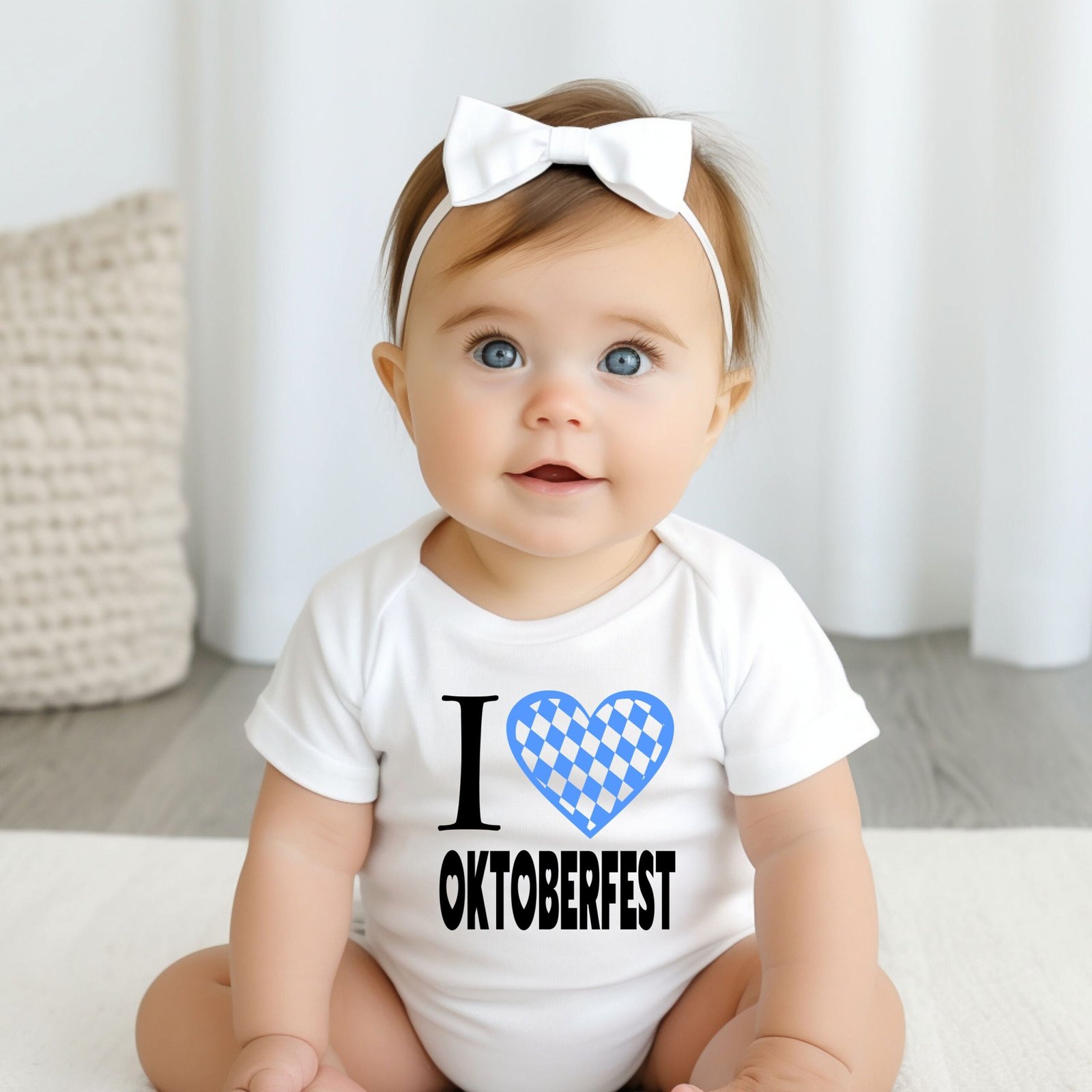 Babybody für Oktoberfest. Baby Bodysuit. Oktoberfest 2023. I Love Oktoberfest. Baby bodysuit Oktoberfest. Oktoberfest Geschenk