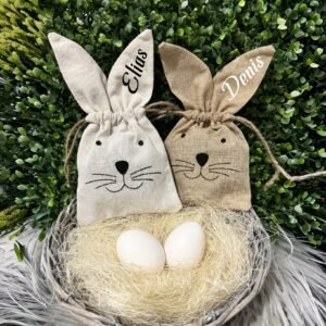 Osterbeutel I Hasenbeutel I Ostern Geschenk I Ostertäschchen personalisiert I personalisiert Ostern Geschenk I Osterkorb I